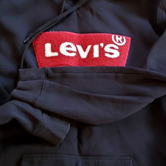Levi's Black Sweater / Sudadera Size M - Picture 7 of 7
